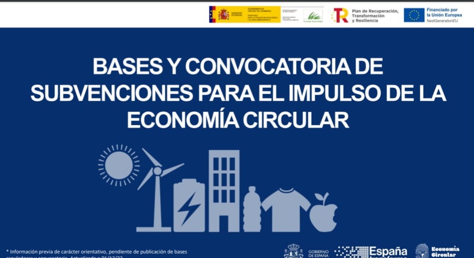 Ayudas al impulso de la economía circular, en el marco del PERTE de economía circular (línea de acción 2)